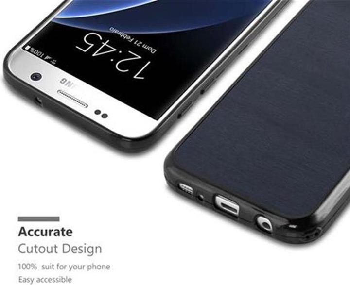 Produktbild Cadorabo TPU Wooden Cover (Samsung Galaxy S7)