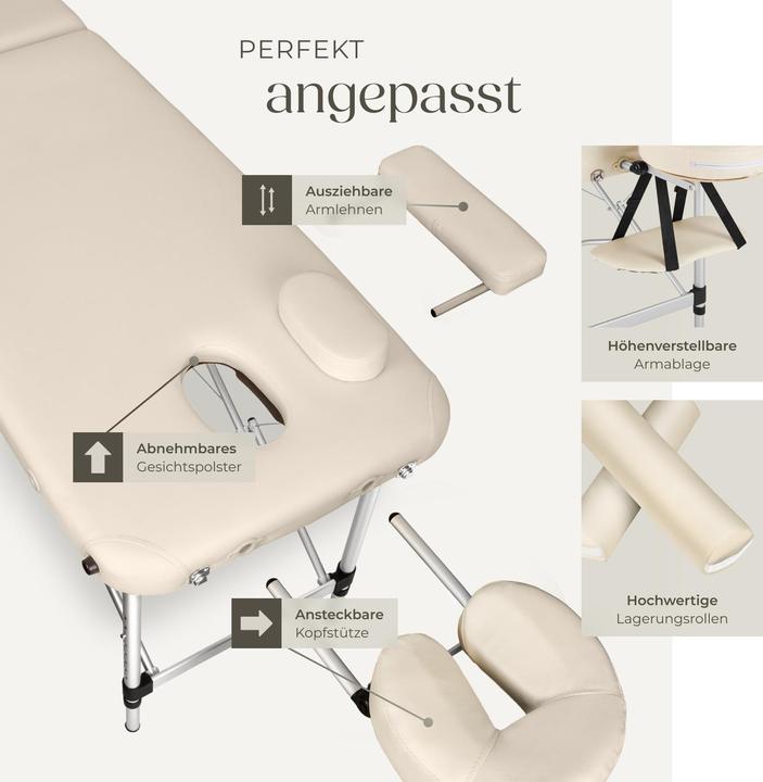 Produktbild tectake 2 Zonen Massageliege