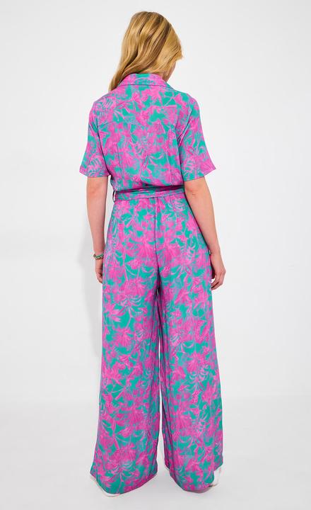 Produktbild Joe Browns Collared Zip Up Tie Waist Crinkle Jumpsuit (36)