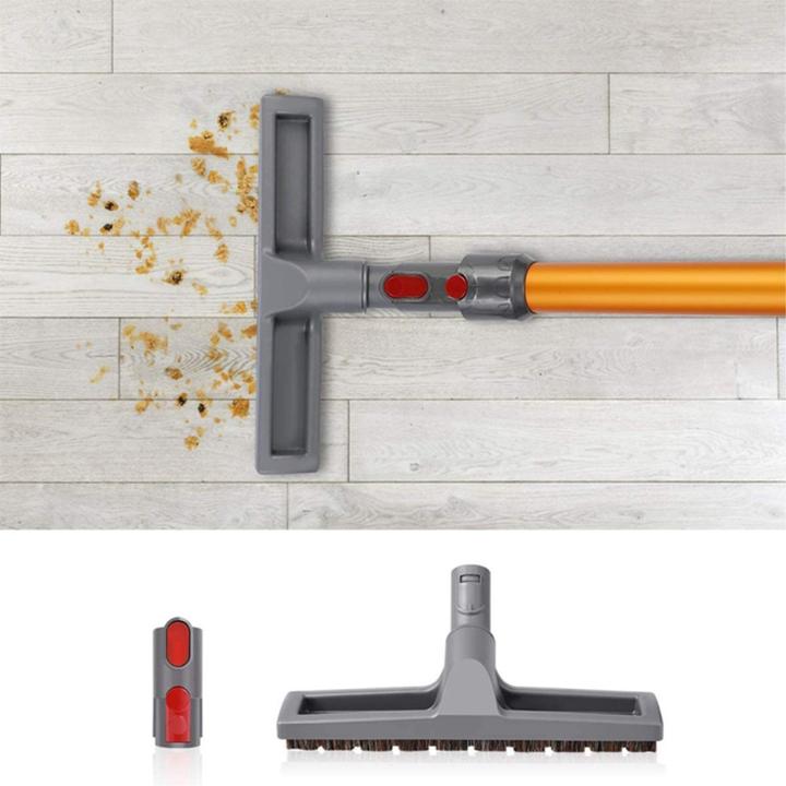 Produktbild Werkstein Ersatz Reinigungs Kopf Teppich Bürsten Aufsatz für Dyson Staubsauger Serie V + DC - 2-tlg. Set