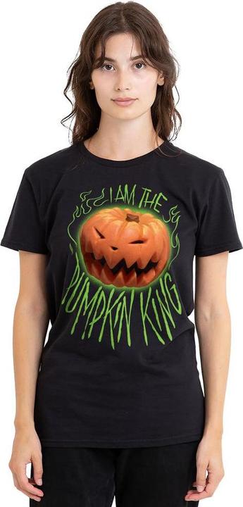 Actual product image The Nightmare Before Christmas Unisex Adult I Am The Pumpkin King T-Shirt (XL)
