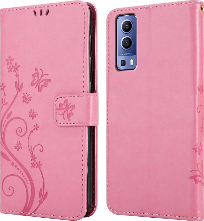 Actual product image Cadorabo Flower Book cover (Vivo Y72 5G, Vivo Y52s 5G)