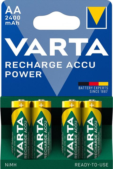 Produktbild Varta Rechargeable Accu (4 Stk., AA, 2400 mAh)