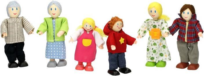 Produktbild Hape Puppenfamilie helle Hautfarbe