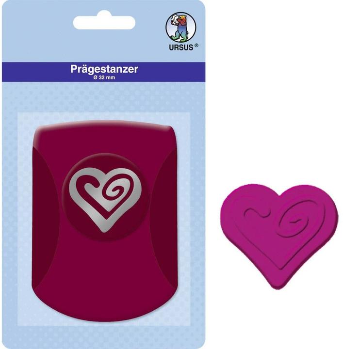 Actual product image Ursus Embossing punch heart