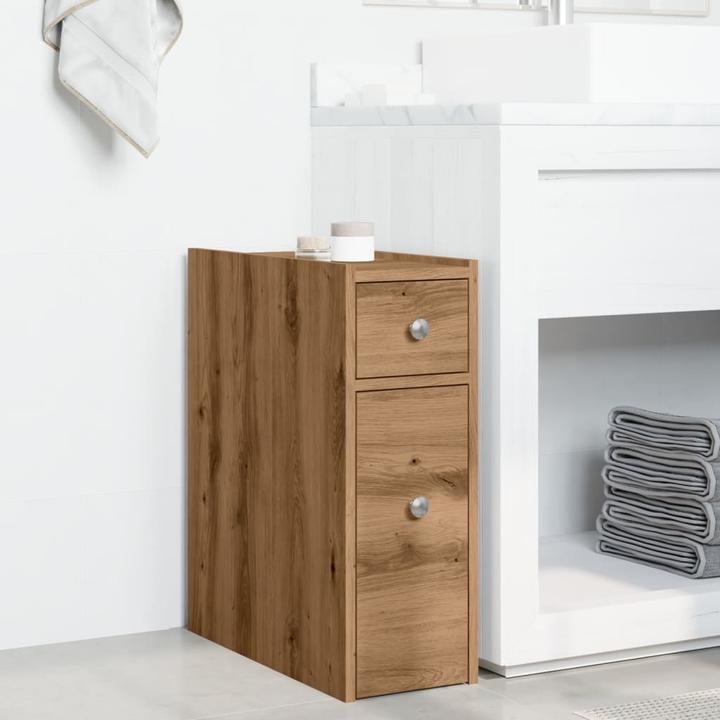 Produktbild VidaXL Badschrank Schmal mit Rollen
