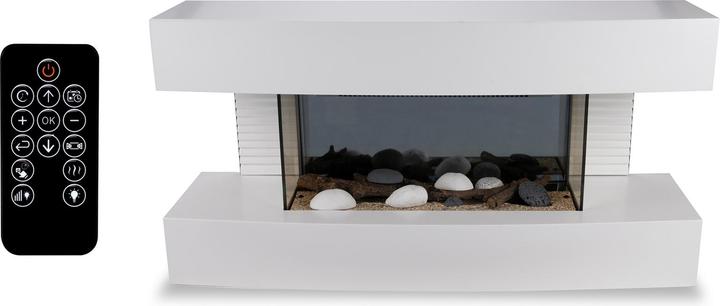 Image du produit Classic Fire Cheminée murale électrique (82 x 22 x 41 cm)