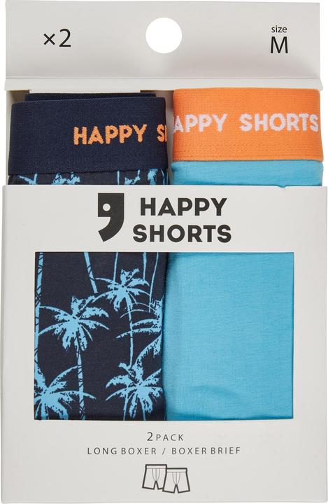 Immagine prodotto Happy shorts Langer Boxer Jersey Boxer Briefs (XL, Confezione da 2)