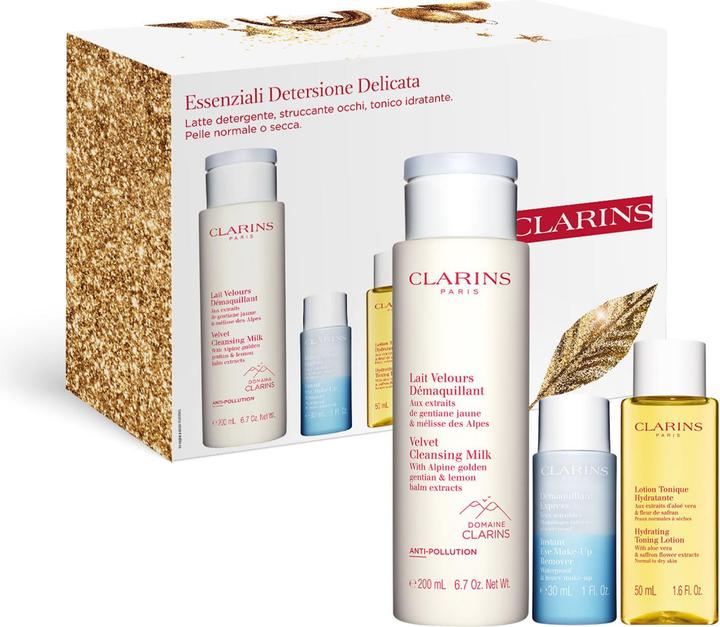 Clarins Moisturizing Cleansing Essentials (Facial care set)
