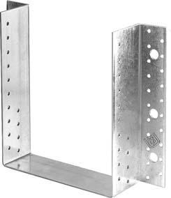 Actual product image GH Beam shoe combi 05/2.5 external 180x200 - hot-dip galvanised steel (Joist hanger, 1 pcs.)