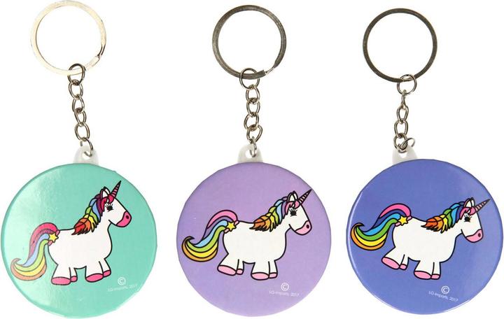 LG-Imports Schlüsselanhänger mit Spiegel Einhorn