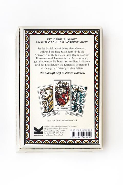 Produktbild Kartenspiel Tattoo Tarot - Tinte mit Tiefgang