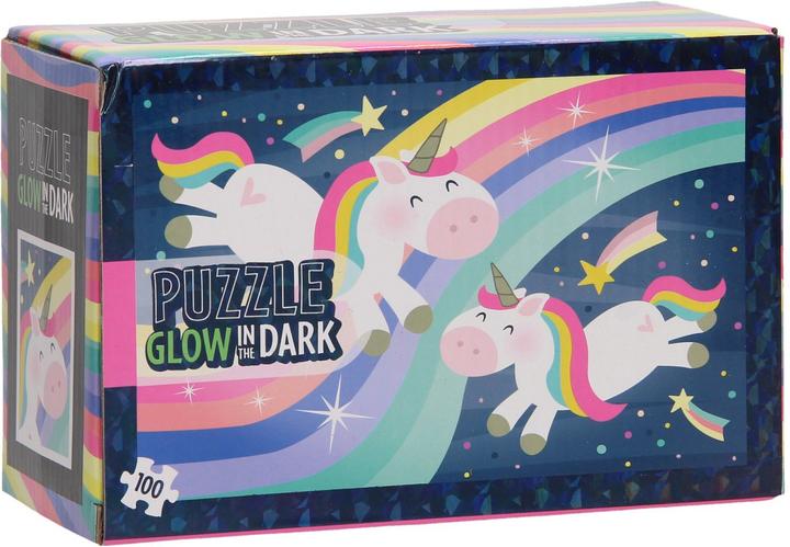 Produktbild Wins Holland Puzzle Glow in the Dark - Einhorn, 100tlg. (100 Teile)