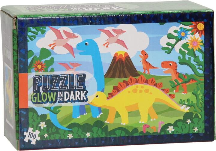 Actual product image Wins Puzzle Glow in the Dark - Dinosaurs, 100tlg. (100 pieces)
