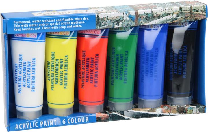 Produktbild Artist&Co Acrylfarbe (Mehrfarbig, 450 ml)