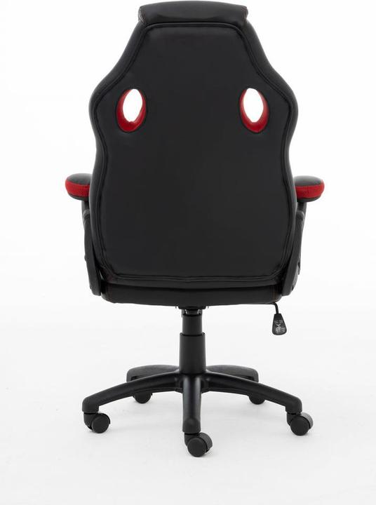 Actual product image Raptor Gaming Chair GS-40 PU + Fabric black/red