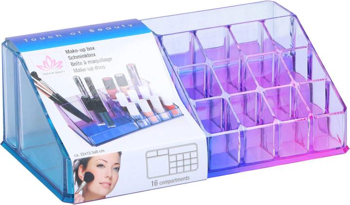 Actual product image Touch of Beauty Makeup organizer 16 compartments