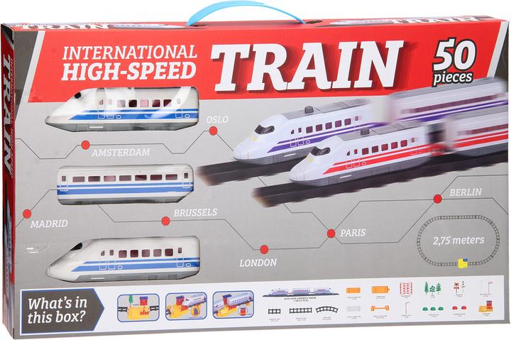 Produktbild Johntoy High-Speed-Zug-Set, 50dlg.