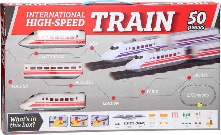 Produktbild Johntoy High-Speed-Zug-Set, 50dlg.