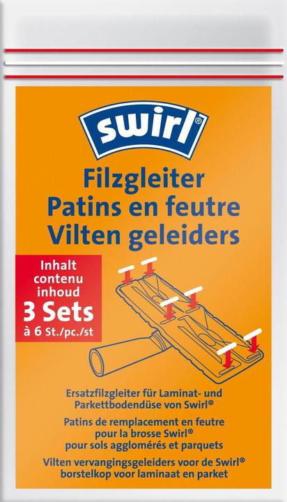 Swirl Ersatz-Filzgleiter für Parkettdüse