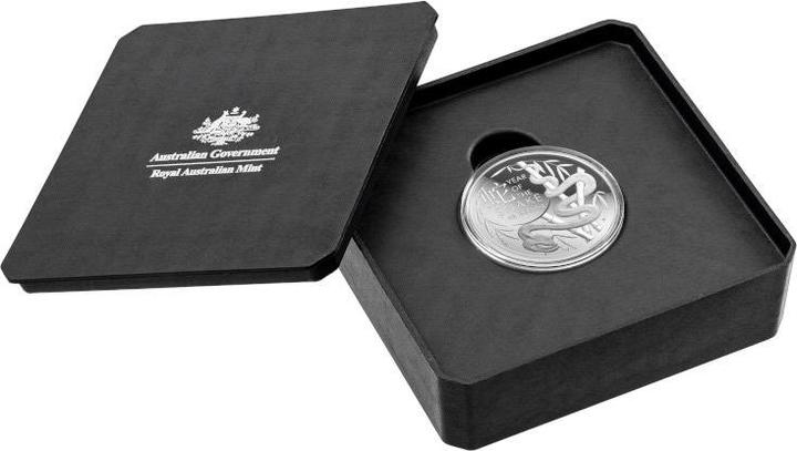 Produktbild Royal Australian Mint Silber Lunar Schlange 1 oz PP gewölbte Prägung - RAM 2025 (999, 2025)