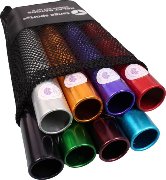 Actual product image Tanga Sports Aluminium baton, set of 8, 3.8 cm