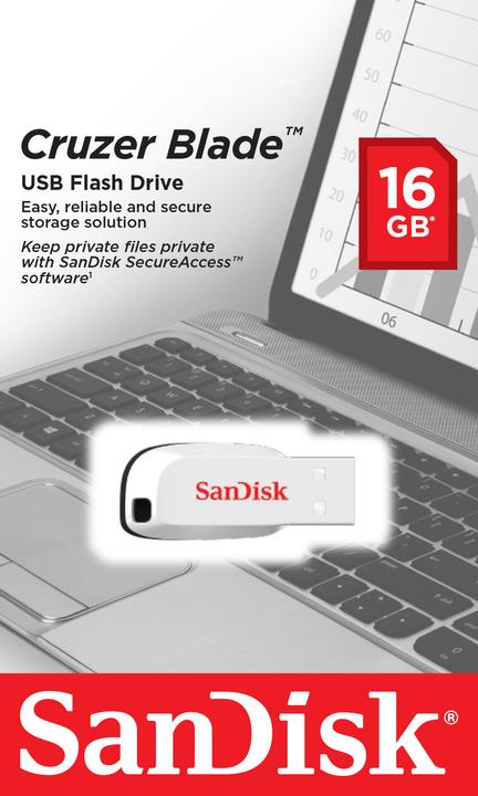 Produktbild SanDisk Cruzer Blade (16 GB, USB-A)