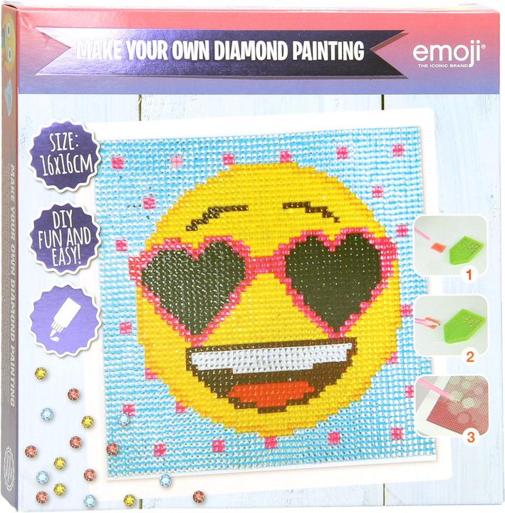 Productafbeelding Sambro Emoji Diamant Schilderij - Bril