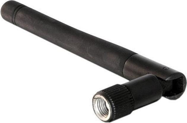 Actual product image Delock WLAN antenna 2.4Ghz, 10.8cm tilt joint, rotatable, 2dBi (Wi-Fi)