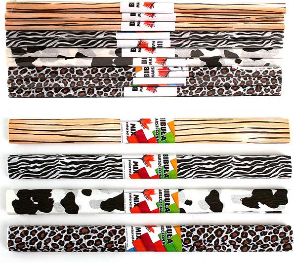 Productafbeelding Starpak Crepe papier dieren, set van 10 (10 x)