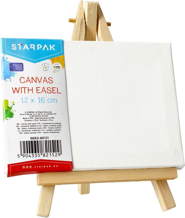 Actual product image Starpak Leinwand mit Staffelei