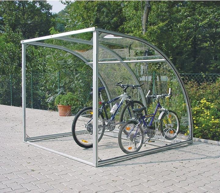 Moravia Abri à vélos Casa 200 Plexi Dimensions : 2000x2030x1730 mm (LxPxH)