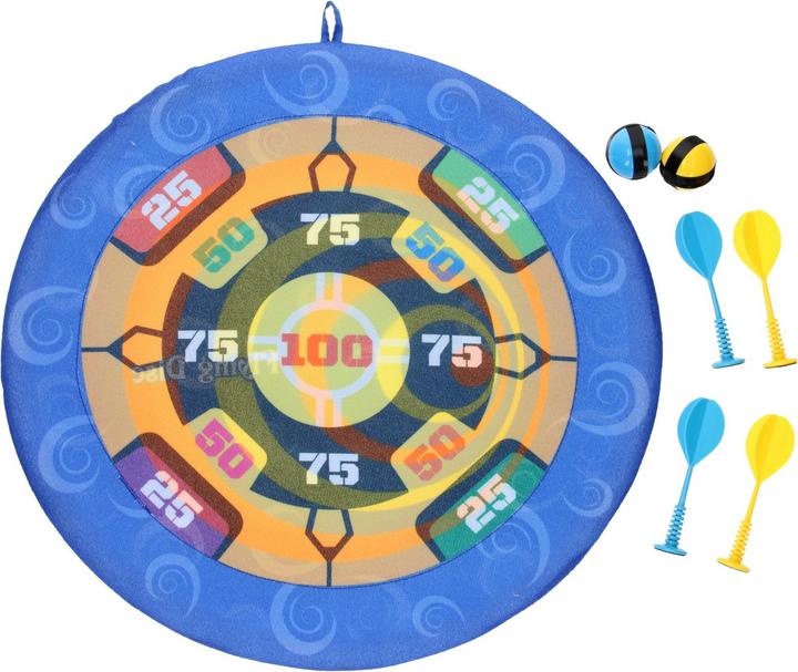 Produktbild Lecheng Klett-Dartscheibe & Frisbee, 2in1