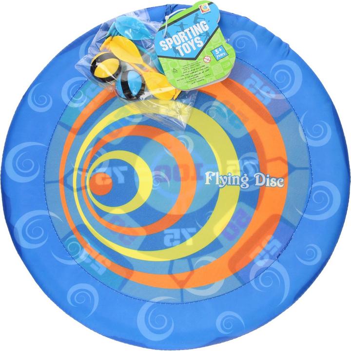 Produktbild Lecheng Klett-Dartscheibe & Frisbee, 2in1