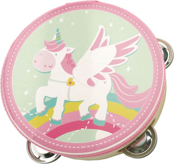 Immagine prodotto Unicorno tamburello in legno