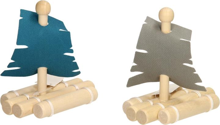 Produktbild Holzfloss mit Segel