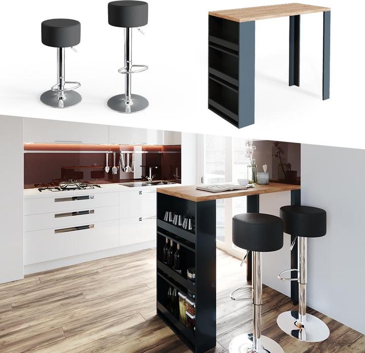 Actual product image Vicco Bartisch-Set (117 x 57 x 106 cm)