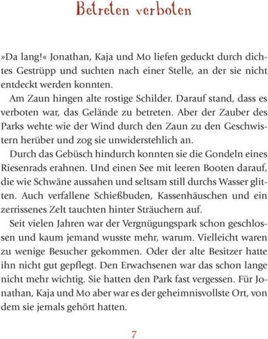 Produktbild Wenn der geheime Park erwacht, nehmt euch vor Schabalu in Acht (Deutsch, Oliver Scherz, 2017)