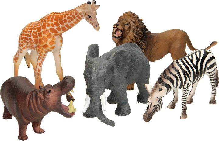 Actual product image Wild Animals luxury playset, 5pcs.