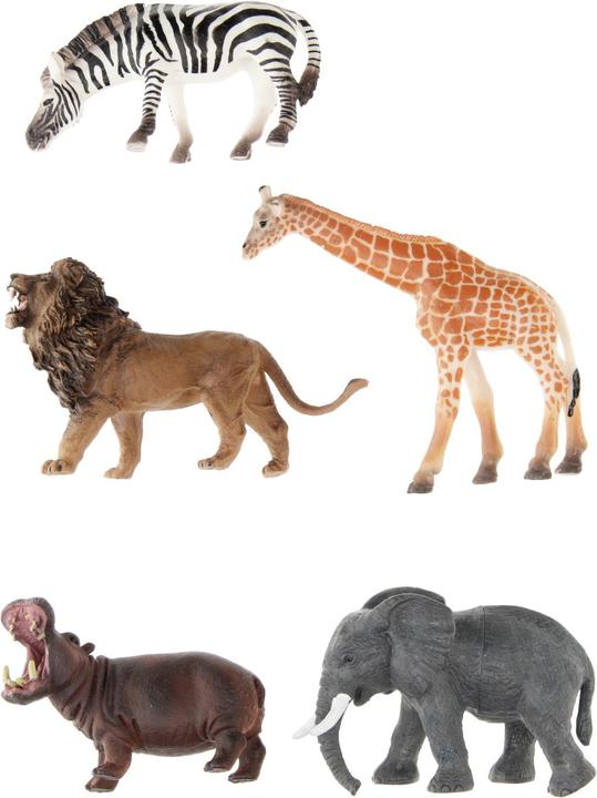 Actual product image Wild Animals luxury playset, 5pcs.