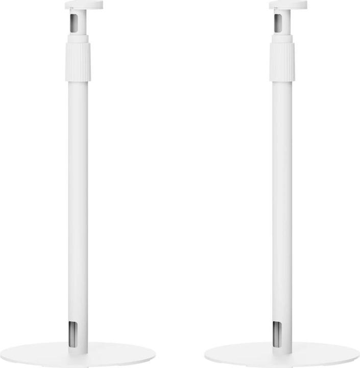 Actual product image myWall My Wall HS49WL Speaker stand Rigid, height-adjustable White 2 pcs. (1 pair, Stand, Not movable)