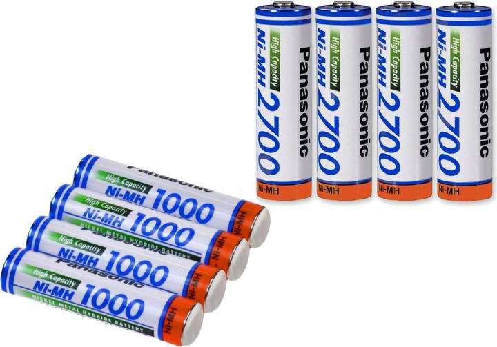 Produktbild Panasonic HR-3U + Akkubox (4 Stk., AA, 2700 mAh)
