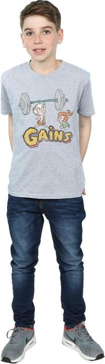 Actual product image The Flintstones Boys Bam Bam Gains Distressed T-Shirt (152, 158)