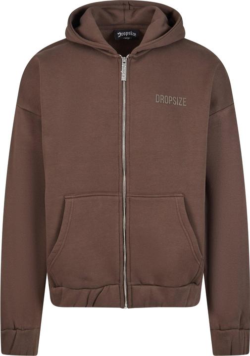 Dropsize Heavy Oversize HD Print Zip Hoodie - 124669 (M)