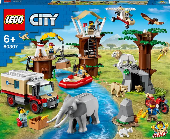Produktbild LEGO Tierrettungscamp (60307, LEGO City, LEGO Seltene Sets)