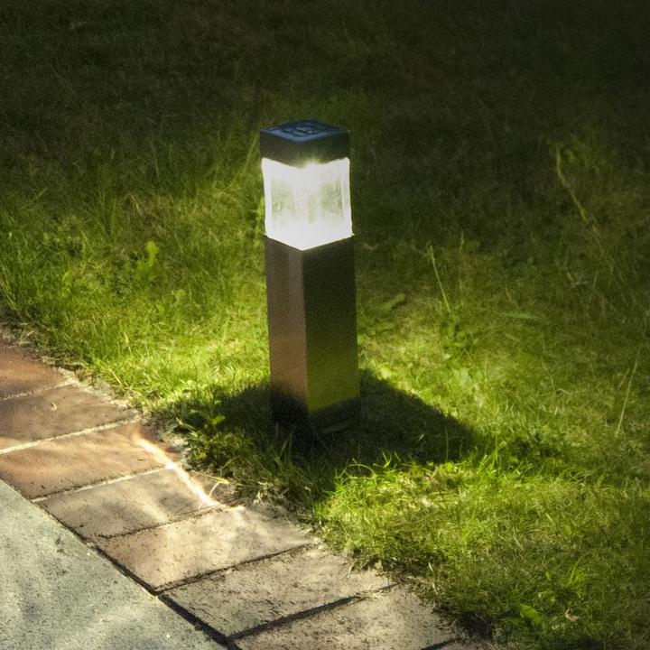 Immagine prodotto EZ Solar Luci solari in acciaio inox - 4 pezzi (8 lm, IP44)