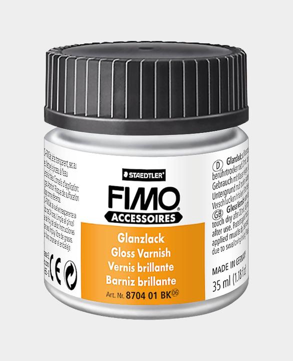 Actual product image Fimo varnish