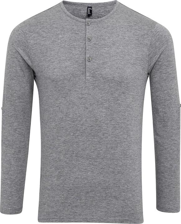 Premier TShirt mit Rundhalsausschnitt lange Ärmel zum Aufrollen