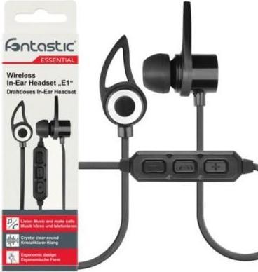 Actual product image D-Parts Essential Wireless In-Ear Headset E1 black BT (3.50 h, Wireless)