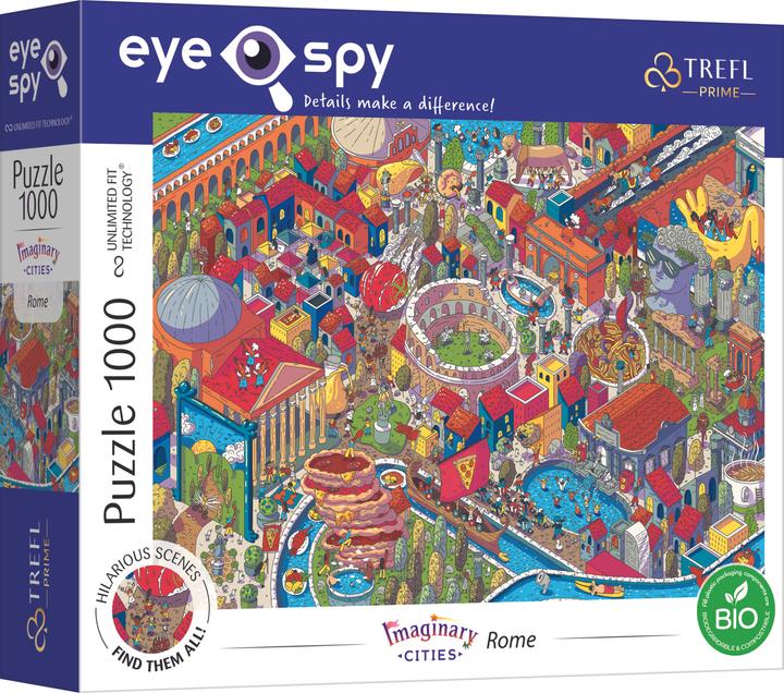 Immagine prodotto Trefl Puzzle UFT Eye Spy - Città immaginarie: Roma, Italia (1000 pezzi)
